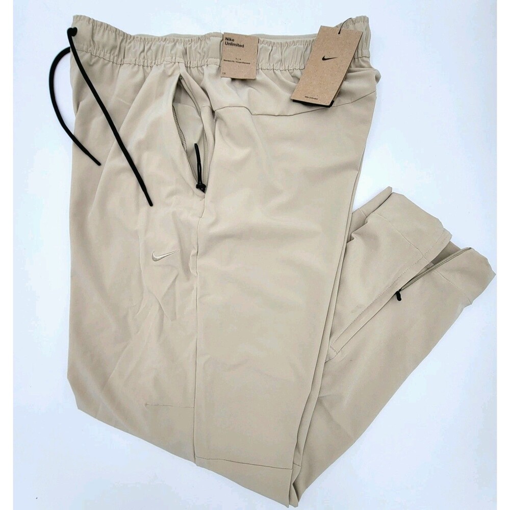 Nike Dri-FIT Unlimited Versatile Pants Ankle Zip FB7548-251 Desert Khaki Men's L